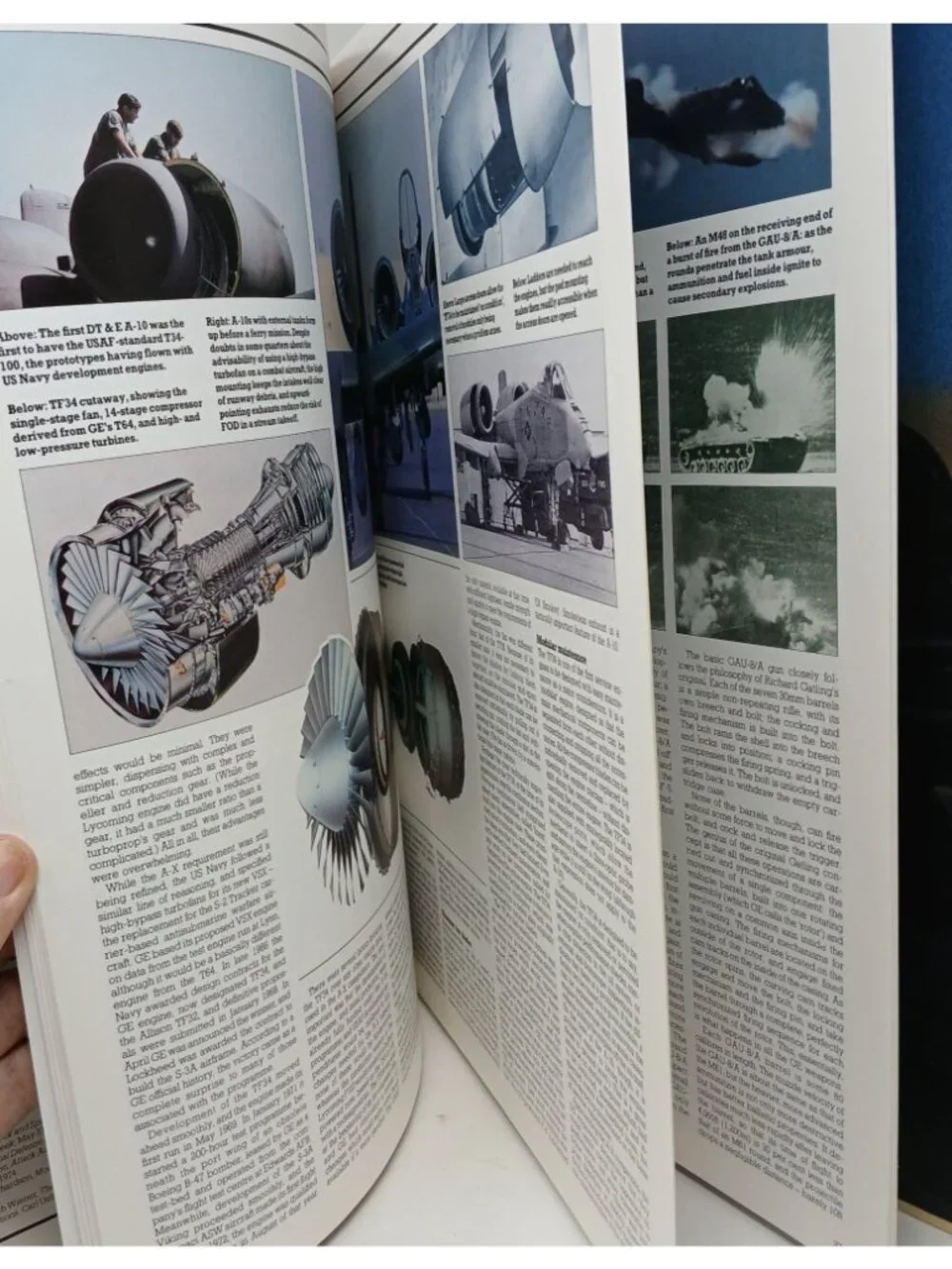 Modern Fighting Aircraft A-10 HC Bill Sweetman 1984 Profiles Photos VG #S-10